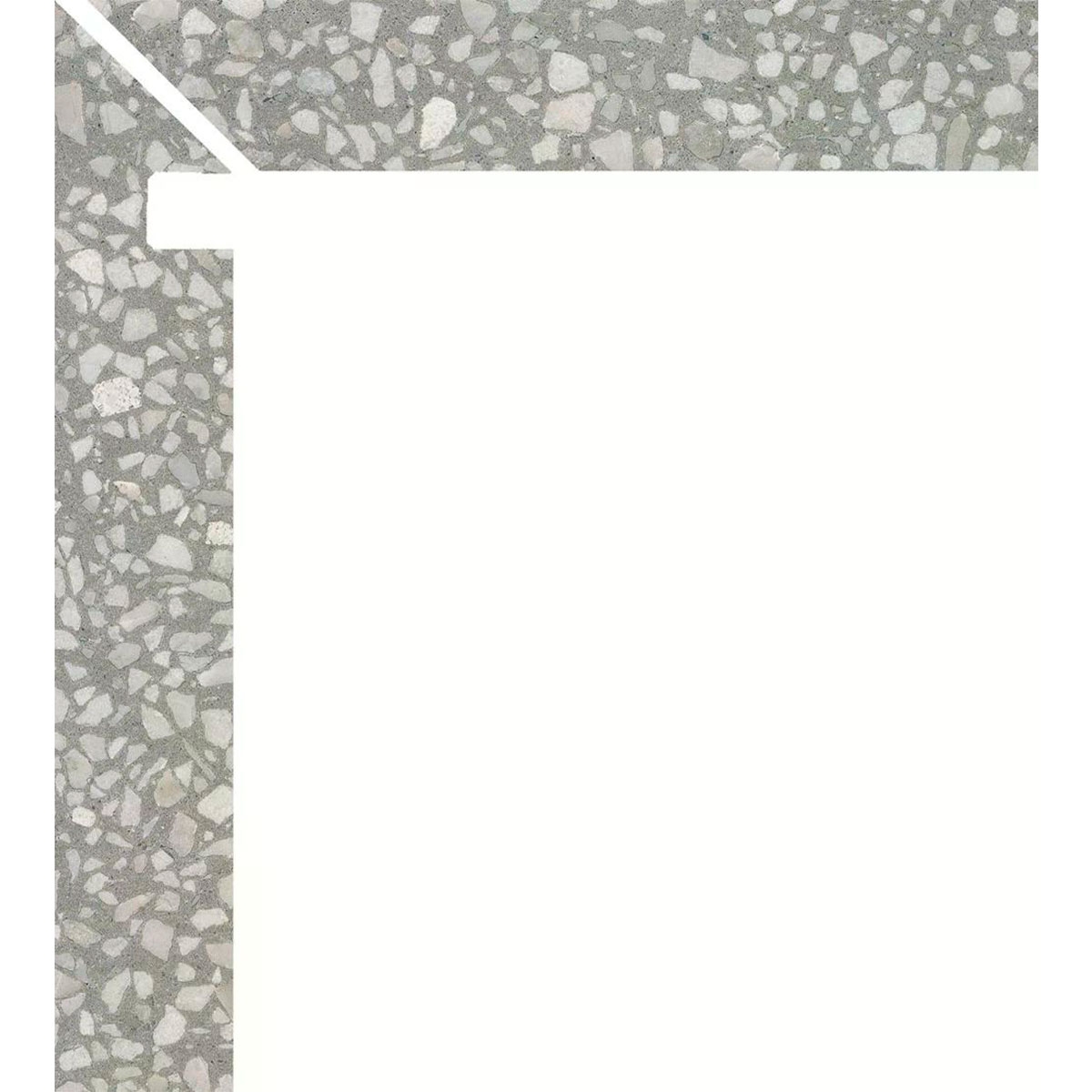 Zanquin Izquierdo Obi 1955 Ceniza 7.5x50 (Caja 8 piezas)