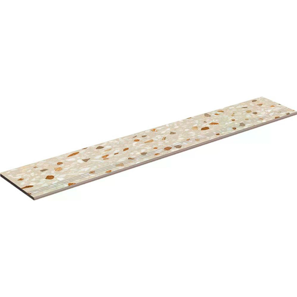 Blunt Step Footprint Palazzo 1862 Cream 33x100 (Box 3 pieces)