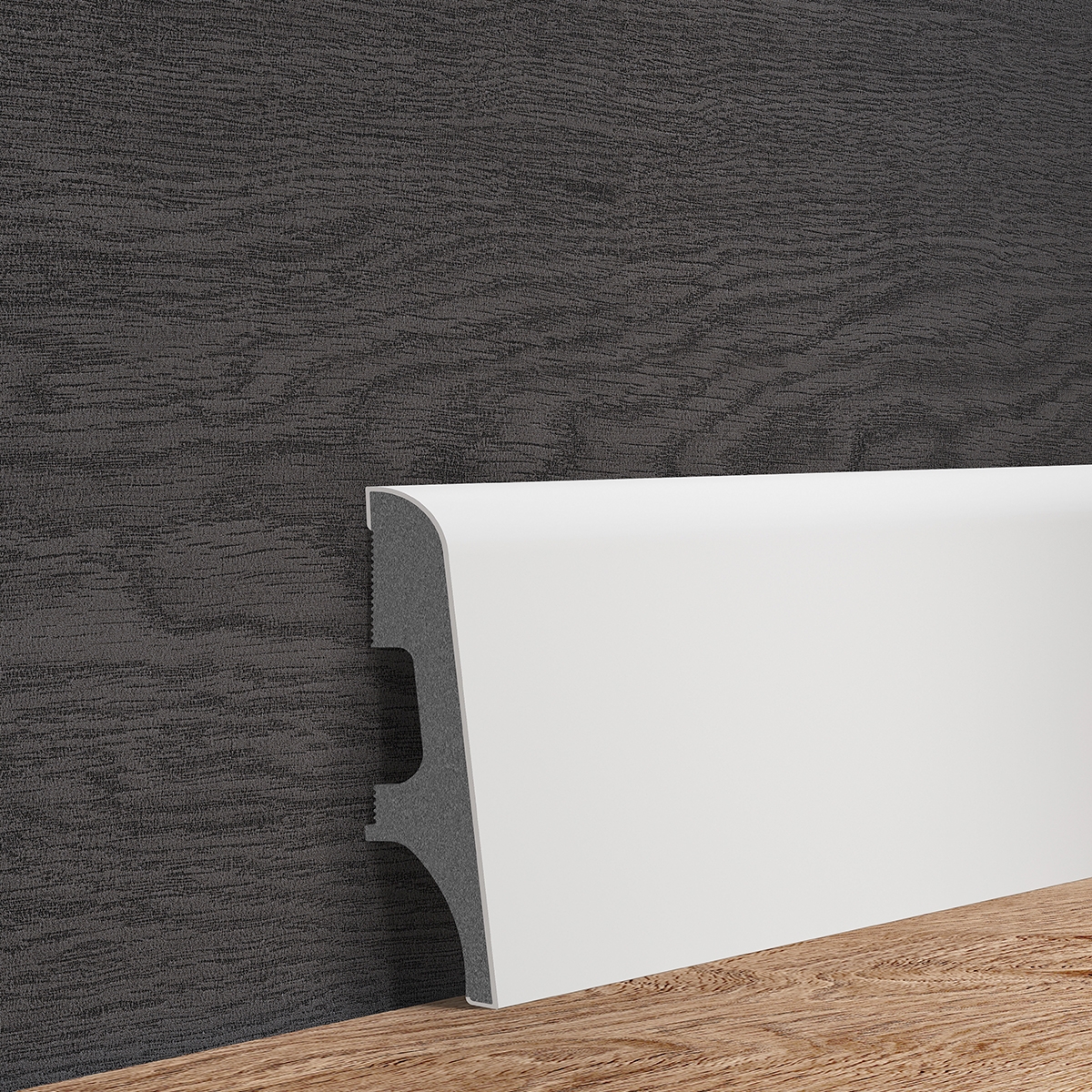 Finished with Sparkling Skirting 65 White 240x6.5