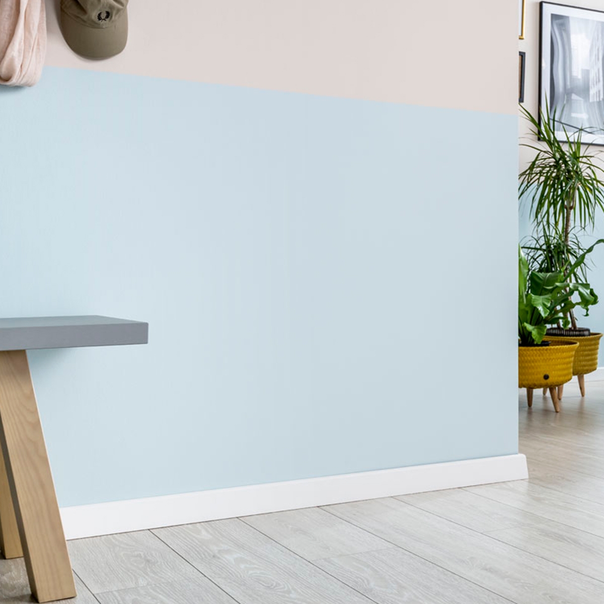 Environnement avec plinthe moussante 65 Blanc 240x6.5