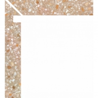 Zanquin Izquierdo Palazzo 1862 Cafe 7.5x50 (Caja 8 piezas)