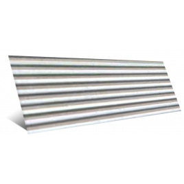 Foto de Rice Grigio Strutt Pleat 3D Lux 7.5x20 (Caja 0.72 m2)