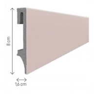 Foaming Skirting Board 80 Cashmere 240x8 (Price per piece)