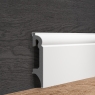 Finished with Sparkling Skirting Board 80 White 240x8 (Price per piece)
