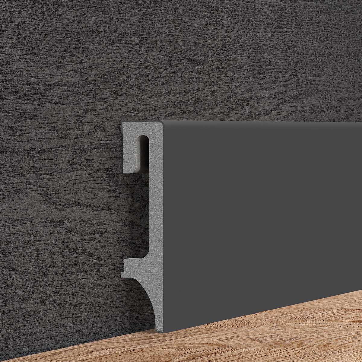 Acabado con Zócalo Espumo 80 Anthracite 240x8