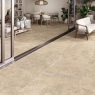 Interior with Rapolano 1867 Caramel 100x100 pavement (Box 1m2)