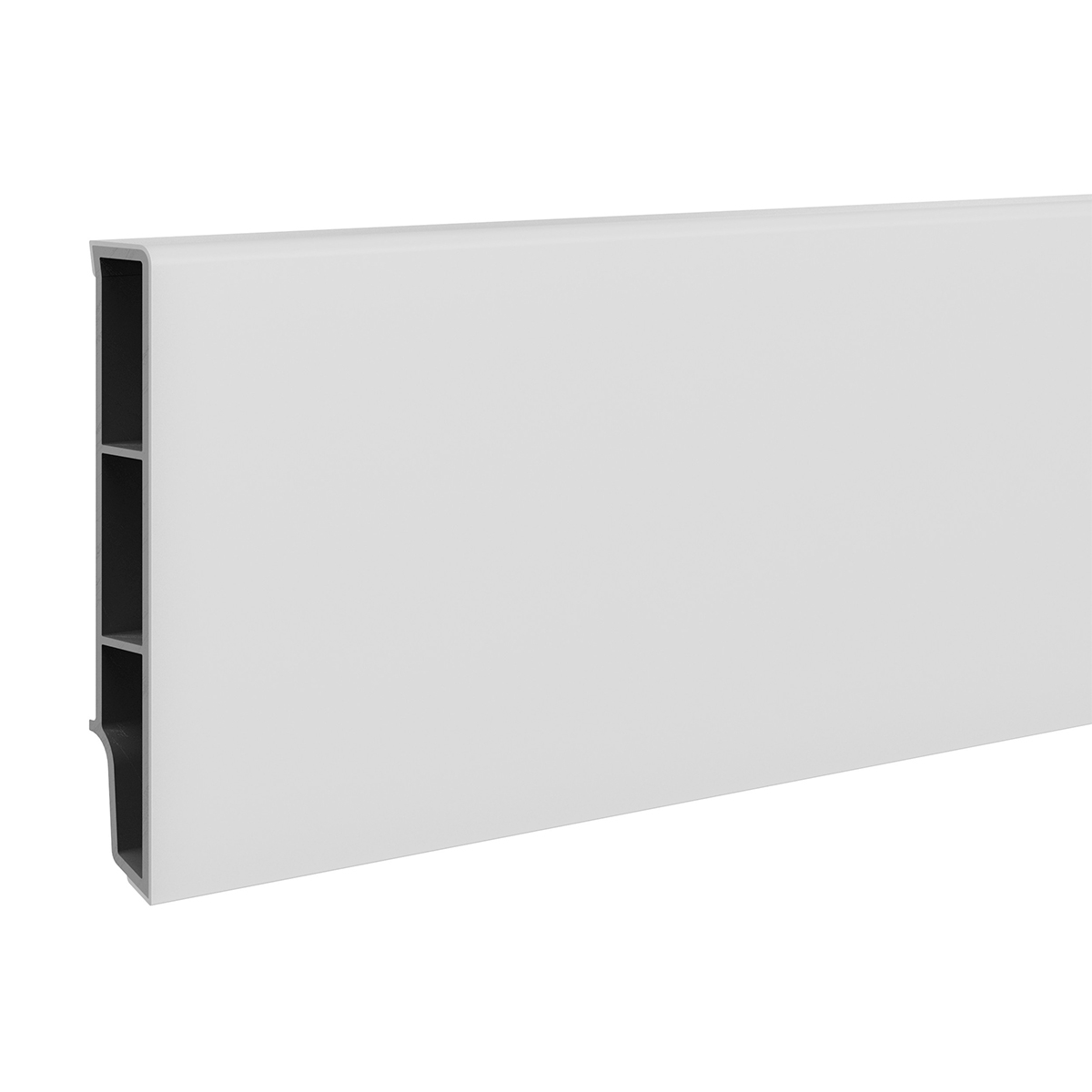 Sempla 80 White Skirting Board 240x8 (Price per piece)