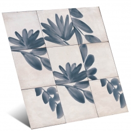 Rice Bianco Decoro Blossom Lux 15x15 (Caja 0.68 m2)