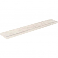 Vuelta Angular Footprint Step Rapolano 1867 White 33x100 (Box 1 piece)