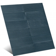 Rice Blu Strutt. Pleat 3D Lux 7.5x20 (Box 0.72 m2) Panel size cm 40x45