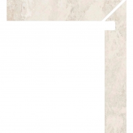 Right Zanquin Rapolano 1868 White 7.5x50 (Box 8 pieces)