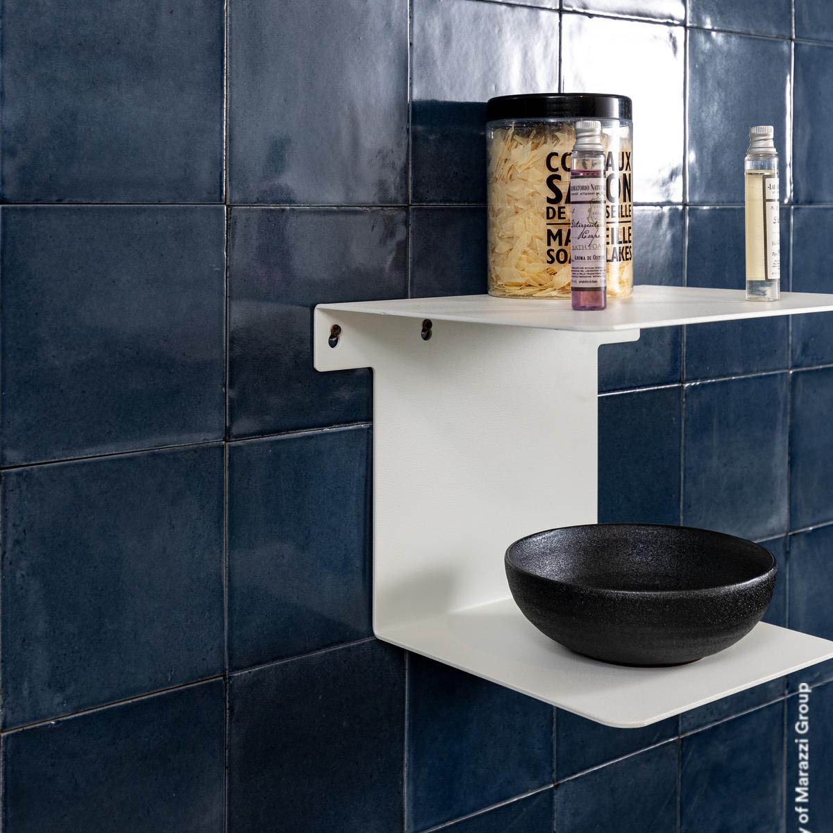 Baño con Revestimiento Rice Blu Lux 15x15