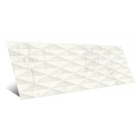 Foto de Allmarble Altissimo Satin Struttura Pavè 3D 40x120 (Caja 2.40 m2)