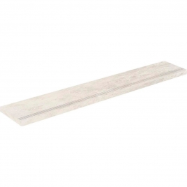Foto de Pegada Angular Return Step Rapolano 1967 Branco Antiderrapante 33x100 (Caixa 1 peça)