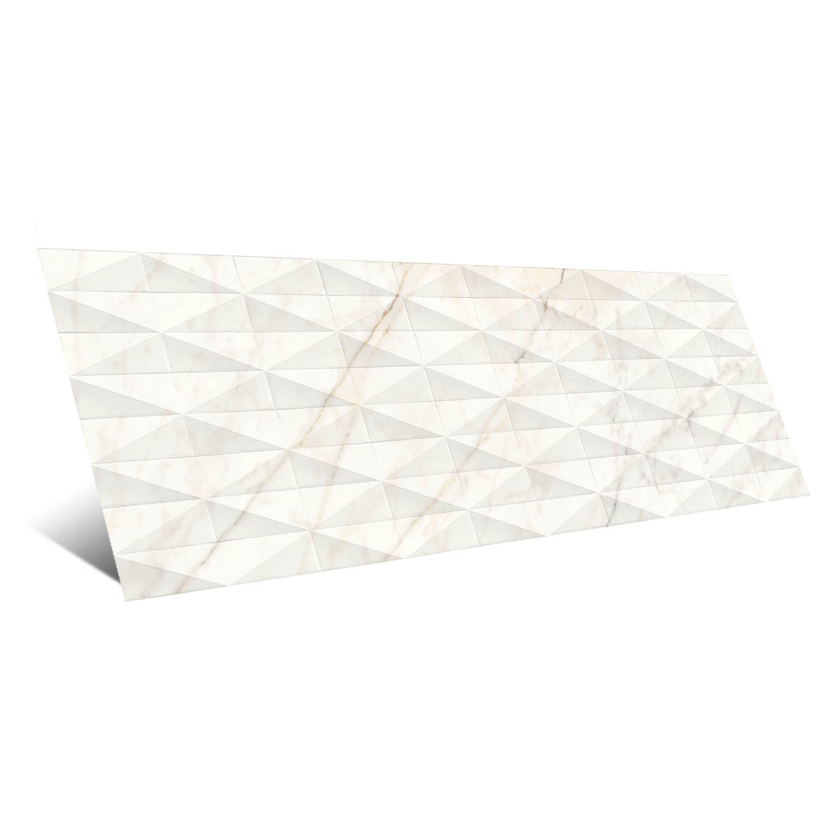Allmarble Golden White Lux Struttura Pavè 3D (Caja 2.40 m2)