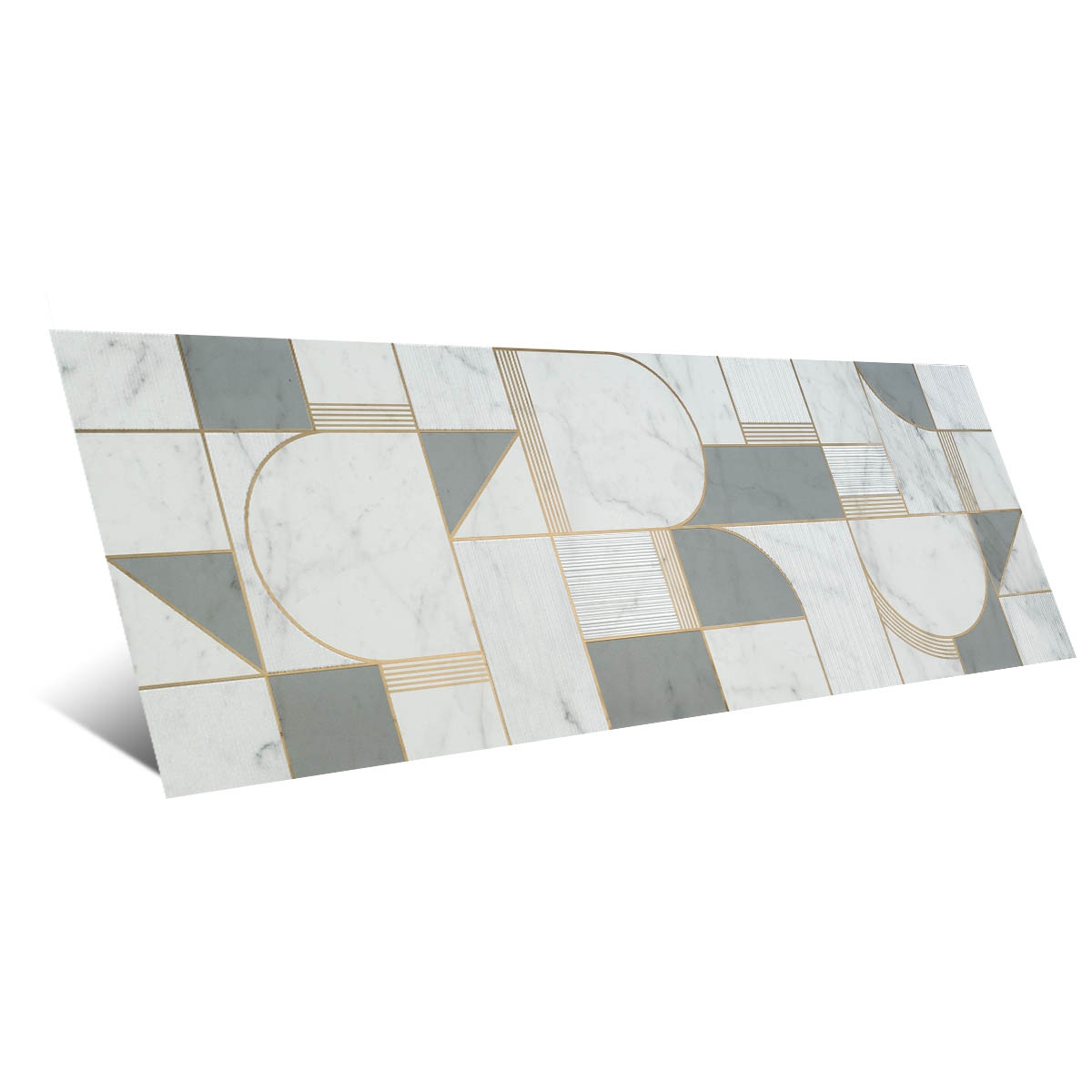 Allmarble Altissimo Satin Decoro Club 40x120 (Caja 1.92m2)