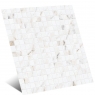 Mosaïque satinée blanc doré Allmarble 40x40 (boîte 0.64m2)