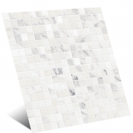 Allmarble Statuario Satin Mosaic 40x40 (Box 0.64m2)
