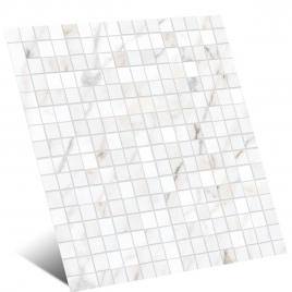 Foto de Mosaico Allmarble Golden White Lux 40x40 (Caja 0.64m2)