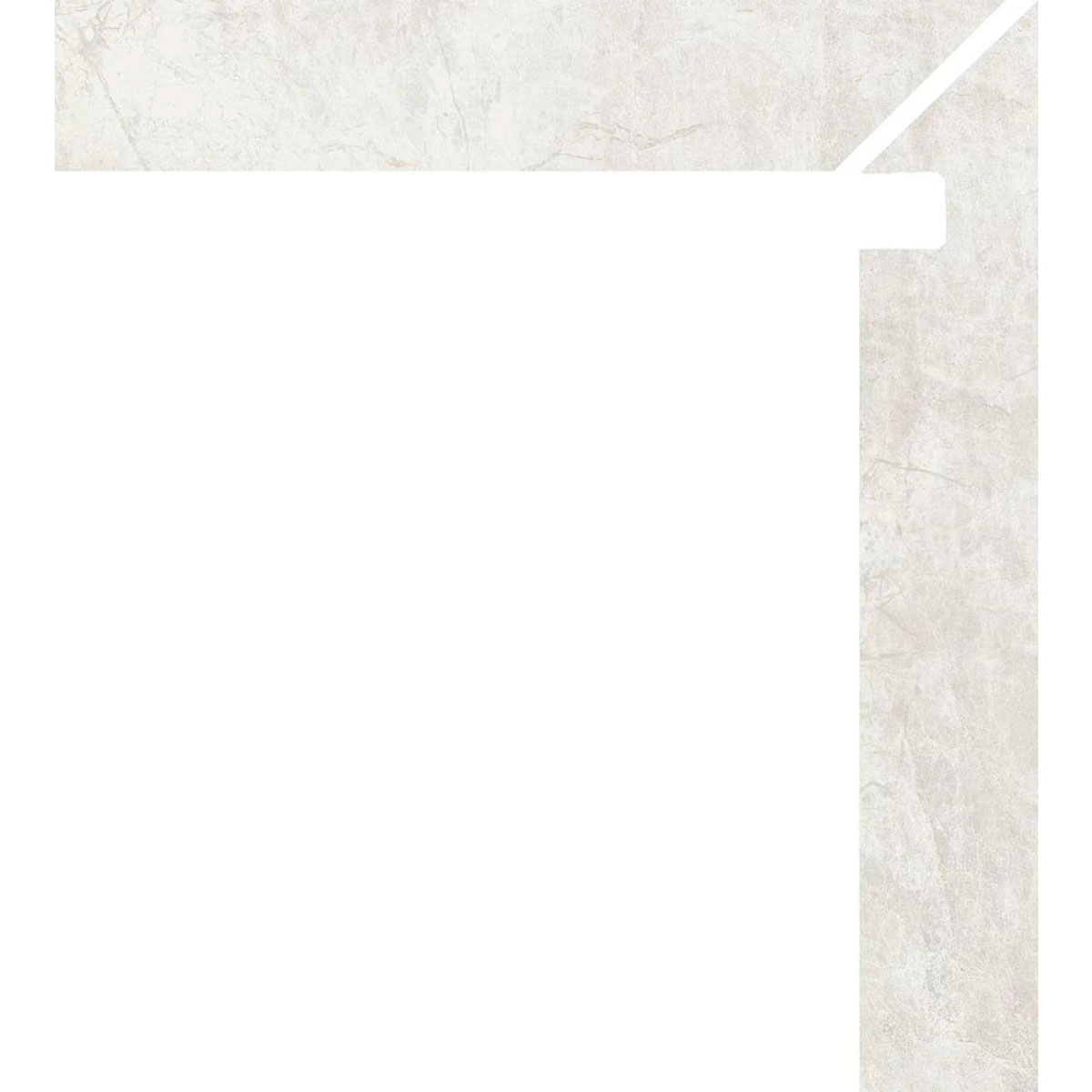 Droite Zanquin Thames 1851 Blanc 7.5x50 (Boîte 8 pièces)