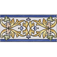 Mallorca Blue Border 10x20 (UD) - Mainzu