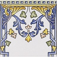 Mallorca-1 Bleu 20x20 (boîte 1 m2) - Mainzu