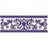 Blue Quartering Border 7x20 (ud) - Mainzu