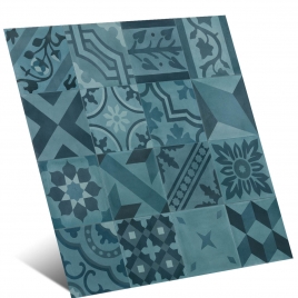 D_Segni Blend Azzurro Decoro Mix Non-slip 20x20 (Box 0.96m2)