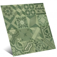 D_Segni Blend Green Decoro Mix Antidérapant 20x20 (Boîte 0.96m2)