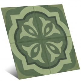 D_Segni Blend Green Tappeto 3 Antiderrapante 20x20 (Caixa 0,96m2)