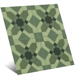 D_Segni Blend Green Tappeto 4 Antiderrapante 20x20 (Caixa 0,96m2)