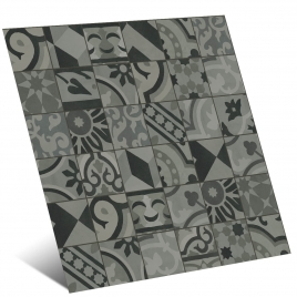 D_Segni Blend Carbone Decoro Mix Antideslizante 10x10 (Caja 0.68m2)