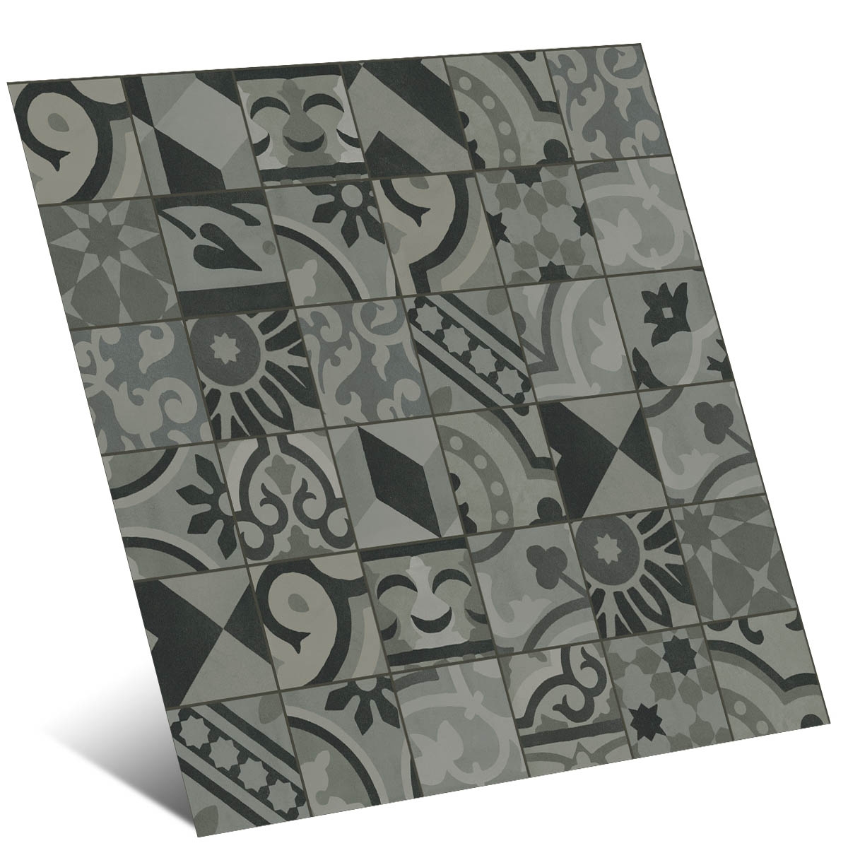 D_Segni Blend Carbone Decoro Mix Non-slip 10x10 (Box 0.68m2)