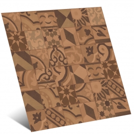 D_Segni Blend Terra Decoro Mix Antideslizante 10x10 (Caja 0.68m2)