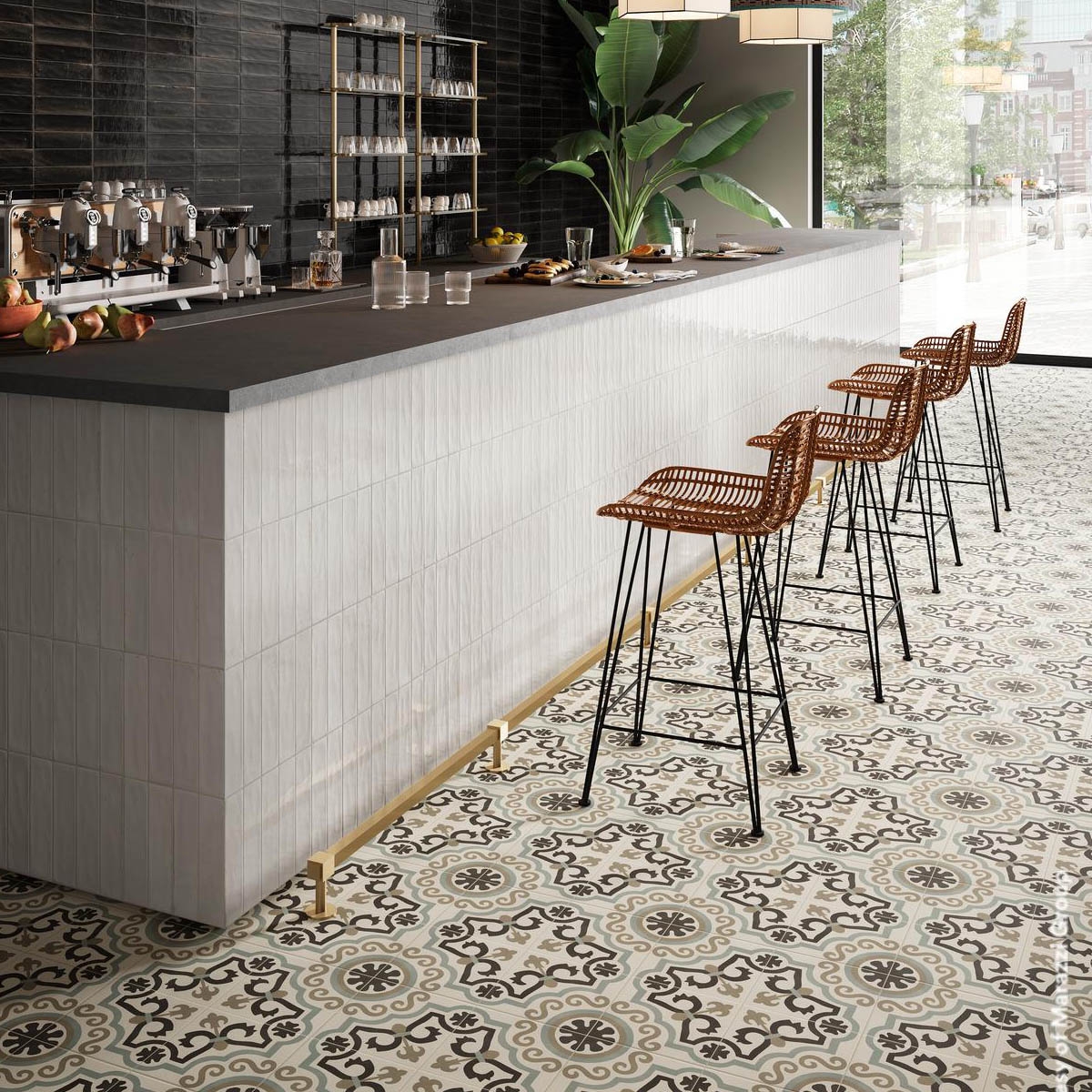 Interior with Pavement D_Segni Blend Osso Tappeto 12 Non-slip 20x20