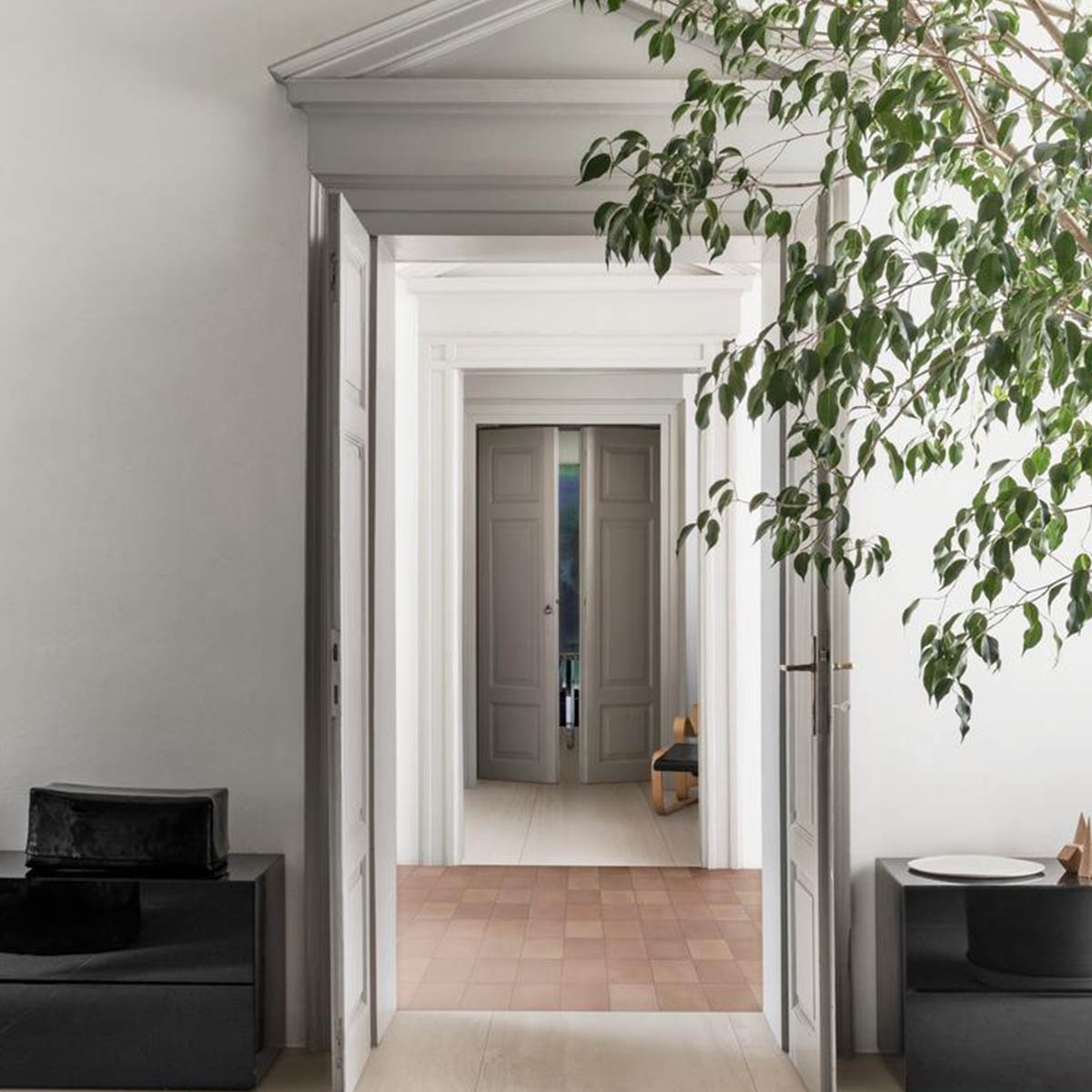 Intérieur avec chaussée antidérapante D_Segni Blend Terra 20x20