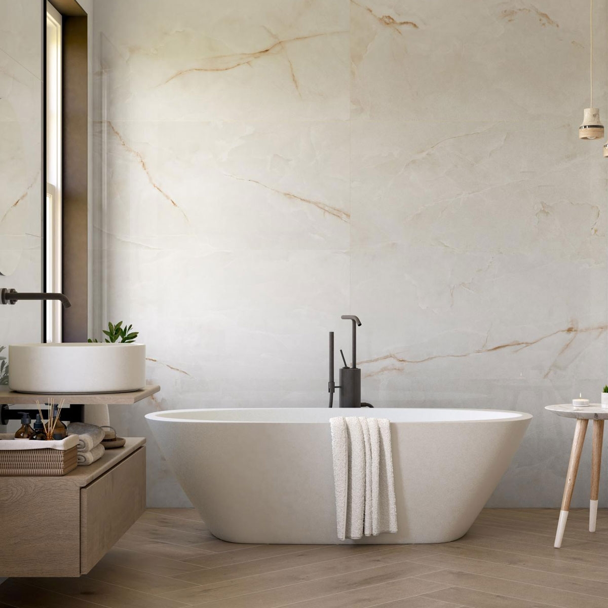 Intérieur avec pavement Oldmanor es. Tabac 20x120n