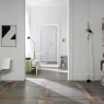 Interior com Bloco Piso Prateado 75x75 (Box 1.13m2)