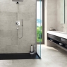 Badezimmer mit Seattle 1801 Gray Boden 100x100 (Box 1m²)