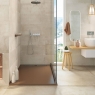 Baño con pavimento Seattle 1801 Crema 100x100