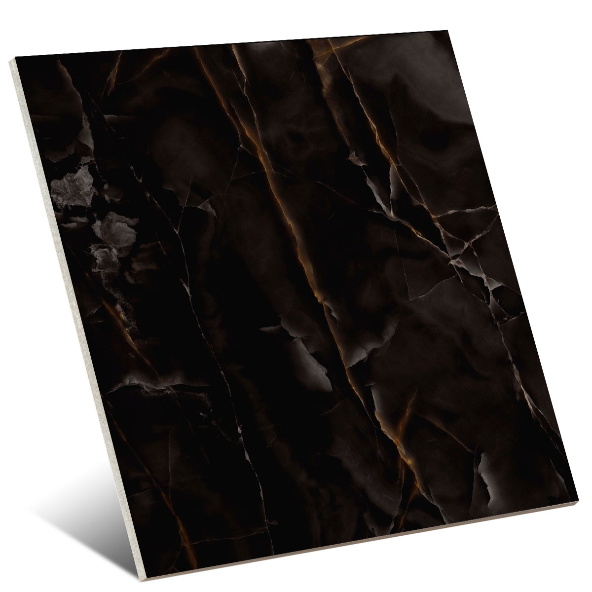 Grande Marble Look Onice Nero Lux 120x120 (Caja 2,88 m2)
