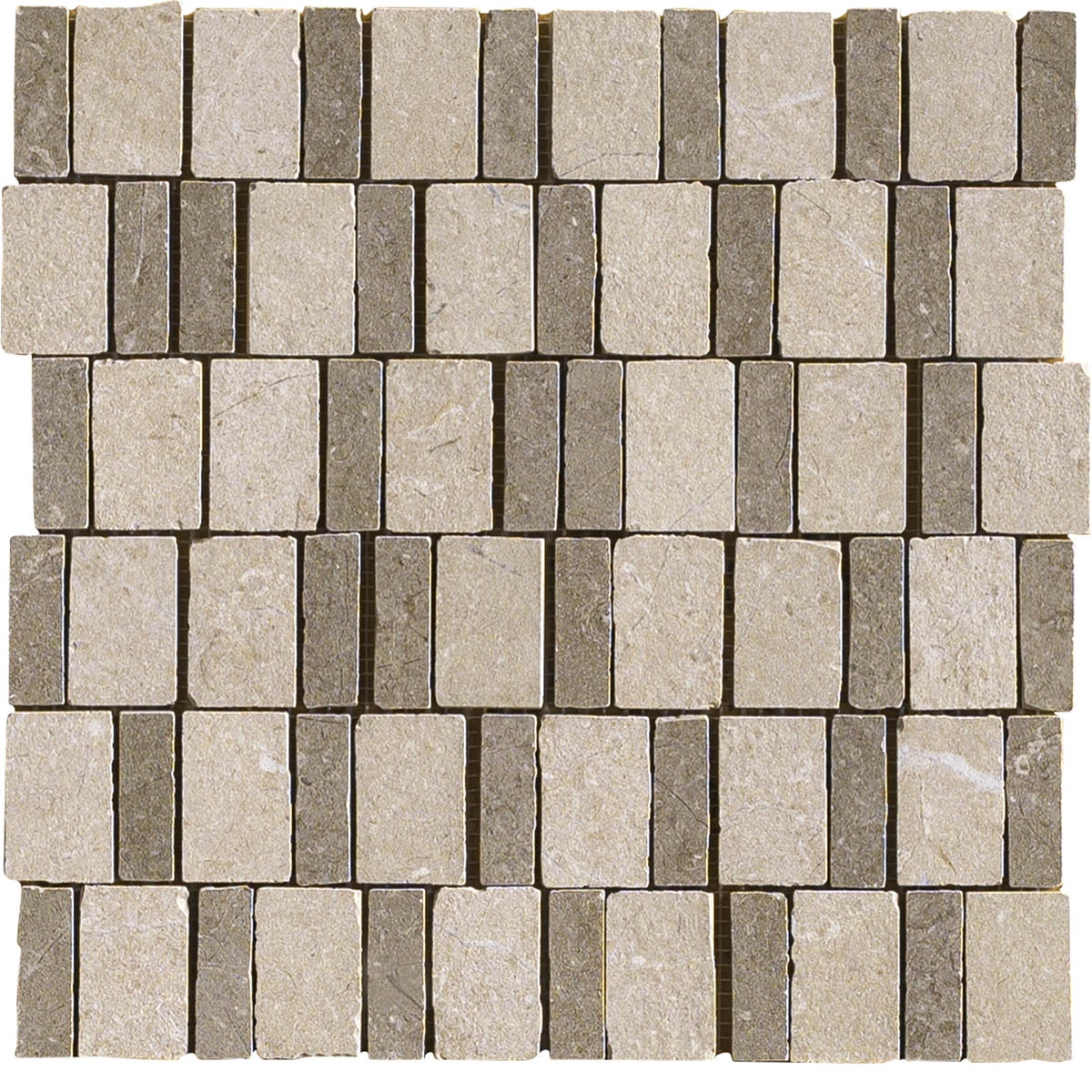 Kalkstein-Taupe-Mix-Mosaik 30,5x30 (Box 0,37m²)