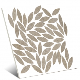 Mosaïque Foglie en taupe calcaire 34,2x38 (Boîte 0,52 m2)