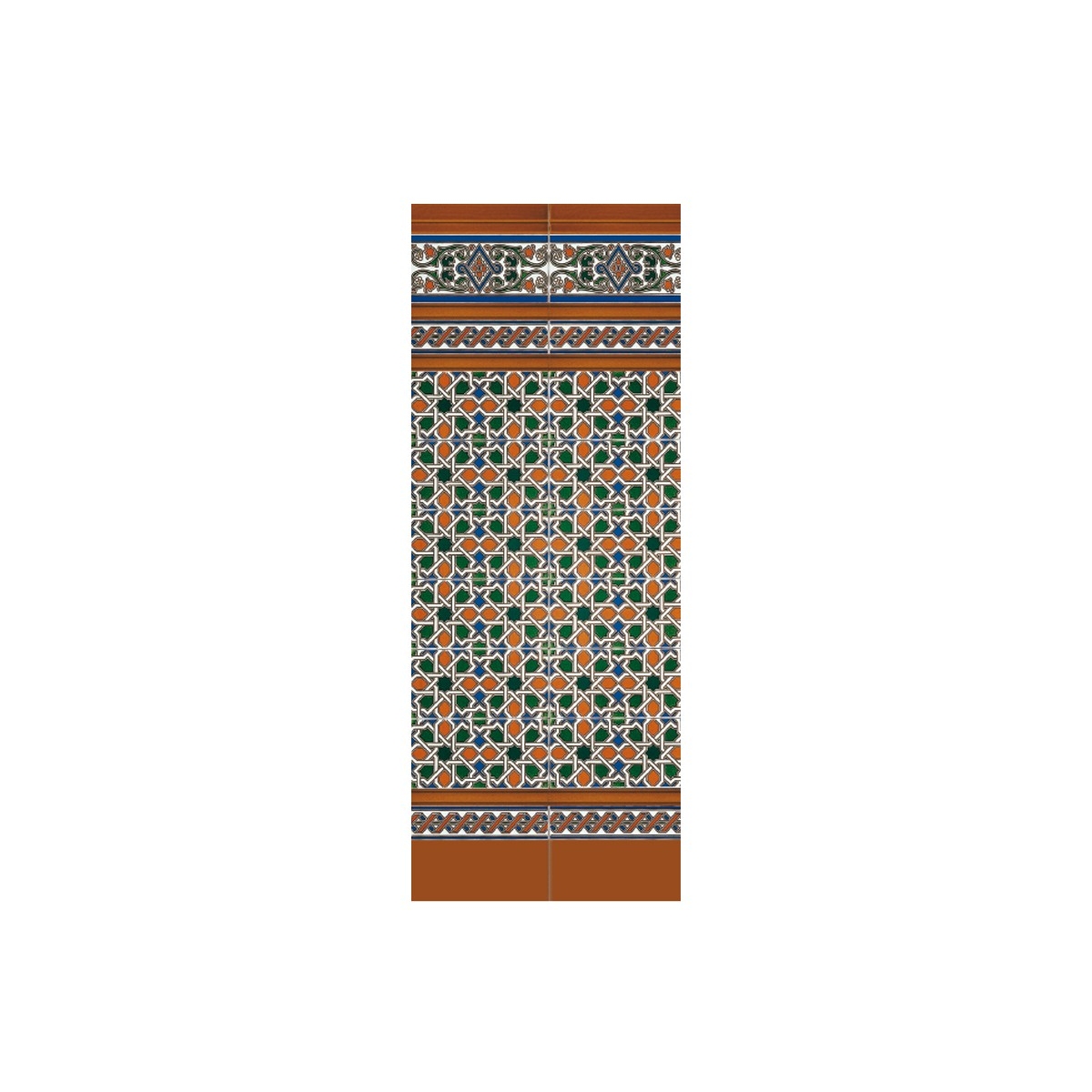 Sevillian plinth cladding Mainzu - Nerja Border 14x28 (box 1 m2)