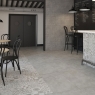 Interior con pavimento Tanum Torp Gris 60x60