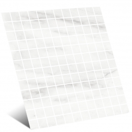 Mosaico Marbleplay White 30x30 (Caja 0.36m2)