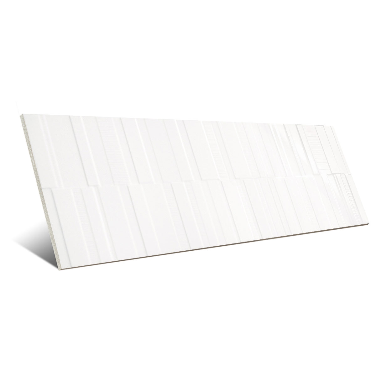 Pure White Lux Struttura Code 3D 30x90 cm (Boîte 1,40 m2)