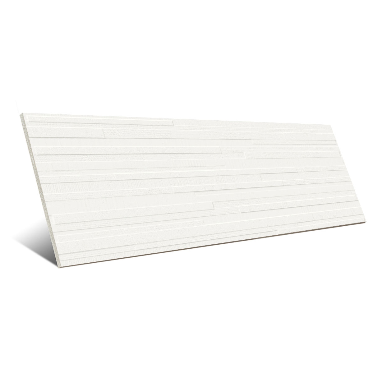 Bloc Struttura Satinato Blanc Pur 3D 30x90 cm (Boîte 1,40 m2)
