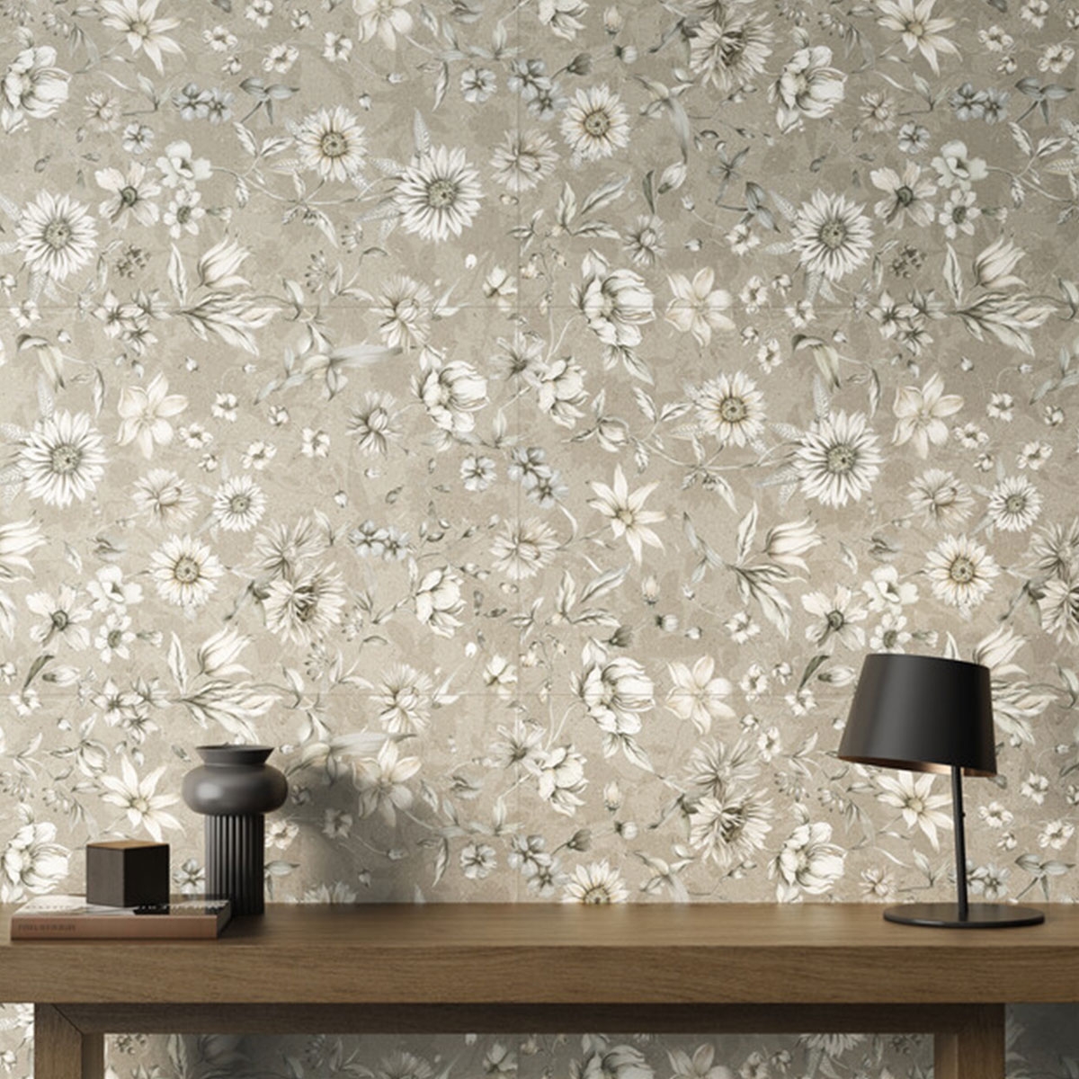 Interior com revestimento Kenzo Spring Sand 60x120