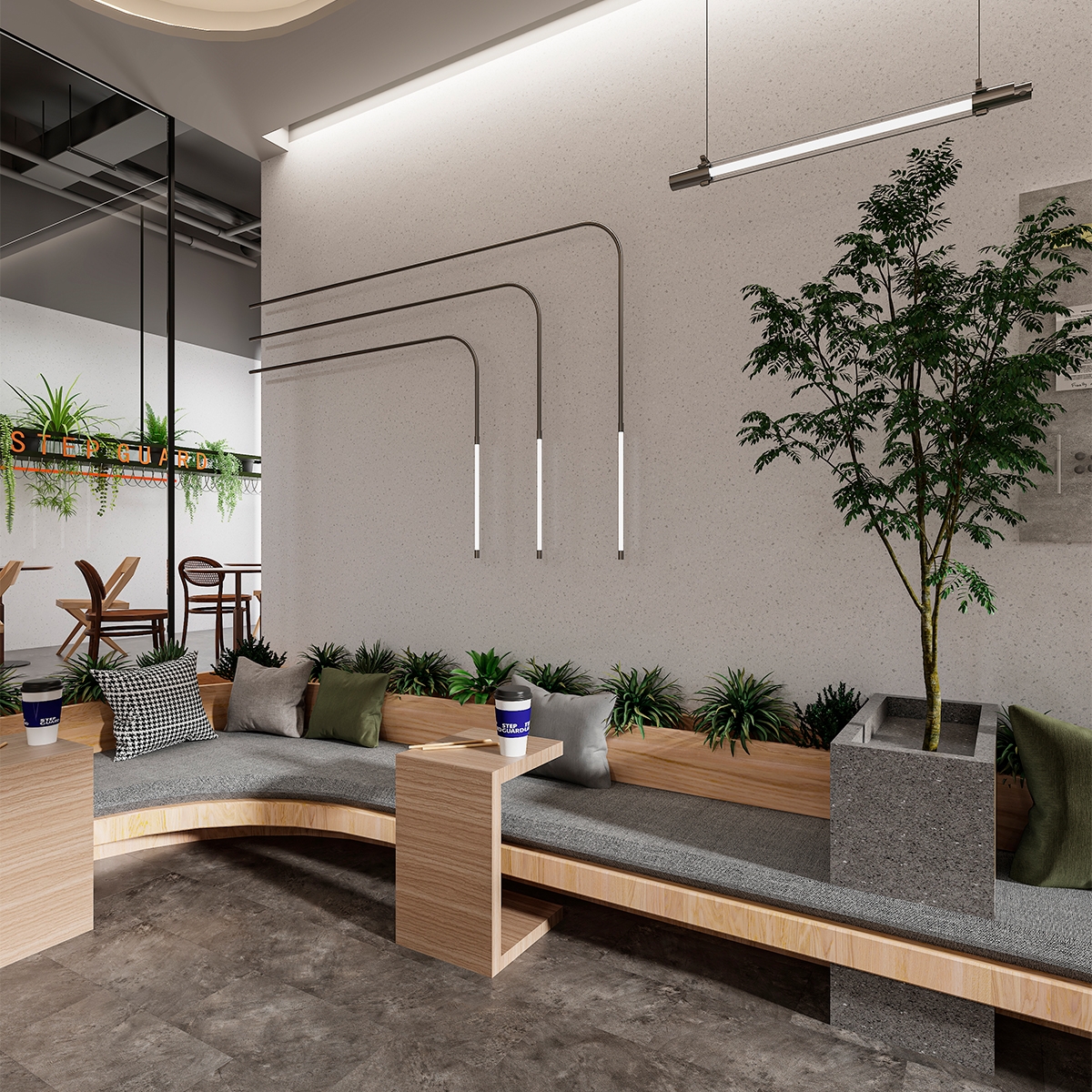 Atmosfera com FastPanel Terrazzo Charm 280x60 (Box 6.72m2)